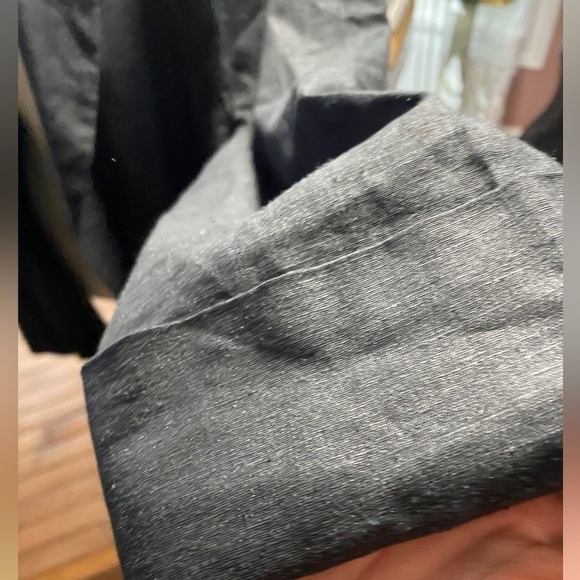 Addition Elle Black Shawl Collar Blazer Linen blend Sz US 22 - Picture 8 of 14